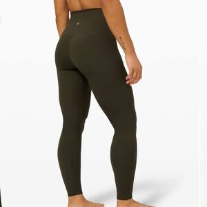 Lululemon Align Pant 28" Dark Olive 8